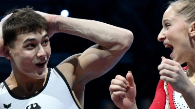 Die Gold-Entscheidung wird verkündet. (Foto: Marijan Murat/dpa)