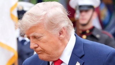 Eine Lagebesprechung im Weißen Haus endete Berichten zufolge ohne eine Entscheidung von Trump.  (Foto: Alex Brandon/AP/dpa)
