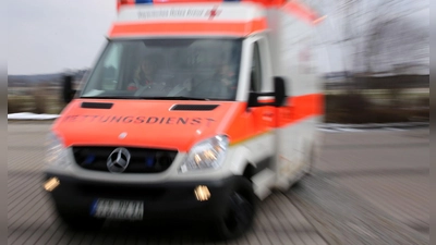 Ein Rettungswagen brachte die 13-Jährige in ein Klinikum. (Symbolbild) (Foto: Stephan Jansen/dpa)