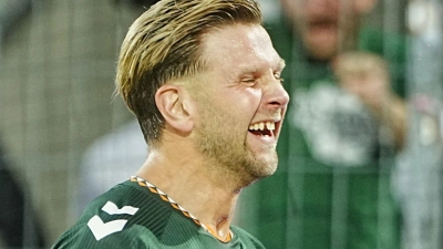 Niclas Füllkrug war erneut ein wichtiger Faktor für Werder Bremen.  (Foto: Thomas Frey/dpa)