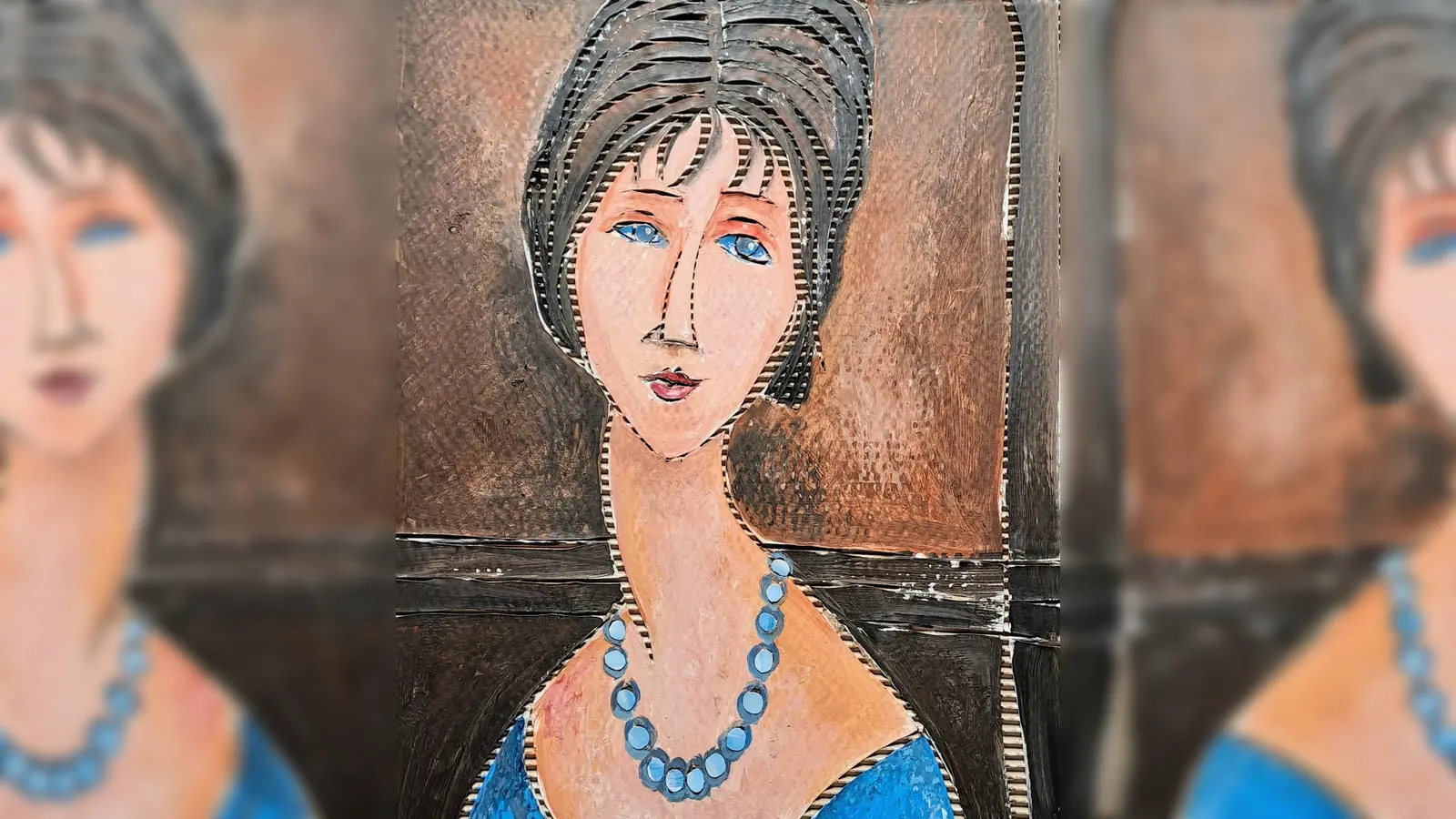 „Greetings from Amedeo”, eine Arbeit von Irmtraud Schmidt-Hartung, die in der Ausstellung „gangArt” zu sehen sein wird. (Foto: Irmtraud Schmidt-Hartung)