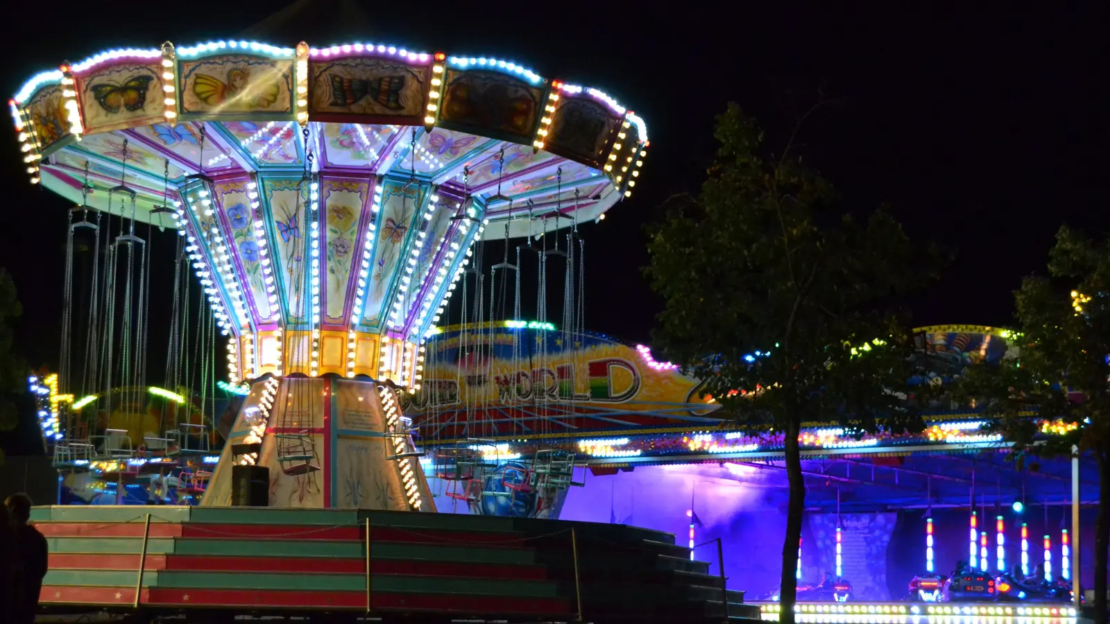 Ein Festzelt wird es bei der Kirchweih in Schillingsfürst diesmal nicht geben. Fahrgeschäfte, wie hier im Jahr 2019, aber schon. (Archivfoto: Christina Özbek)