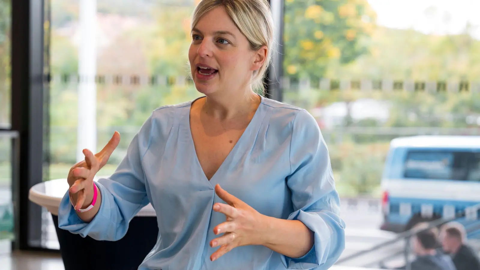 Katharina Schulze fordert mehr Sicherheit für Frauen in Bayern. (Archivfoto) (Foto: Daniel Vogl/dpa)