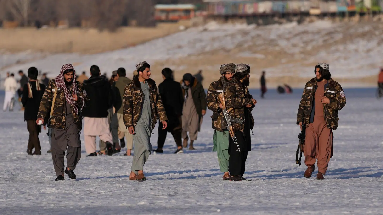 Die Taliban haben vor rund sieben Monaten erneut die Macht in Afghanistan übernommen. (Foto: Hussein Malla/AP/dpa/Archiv)