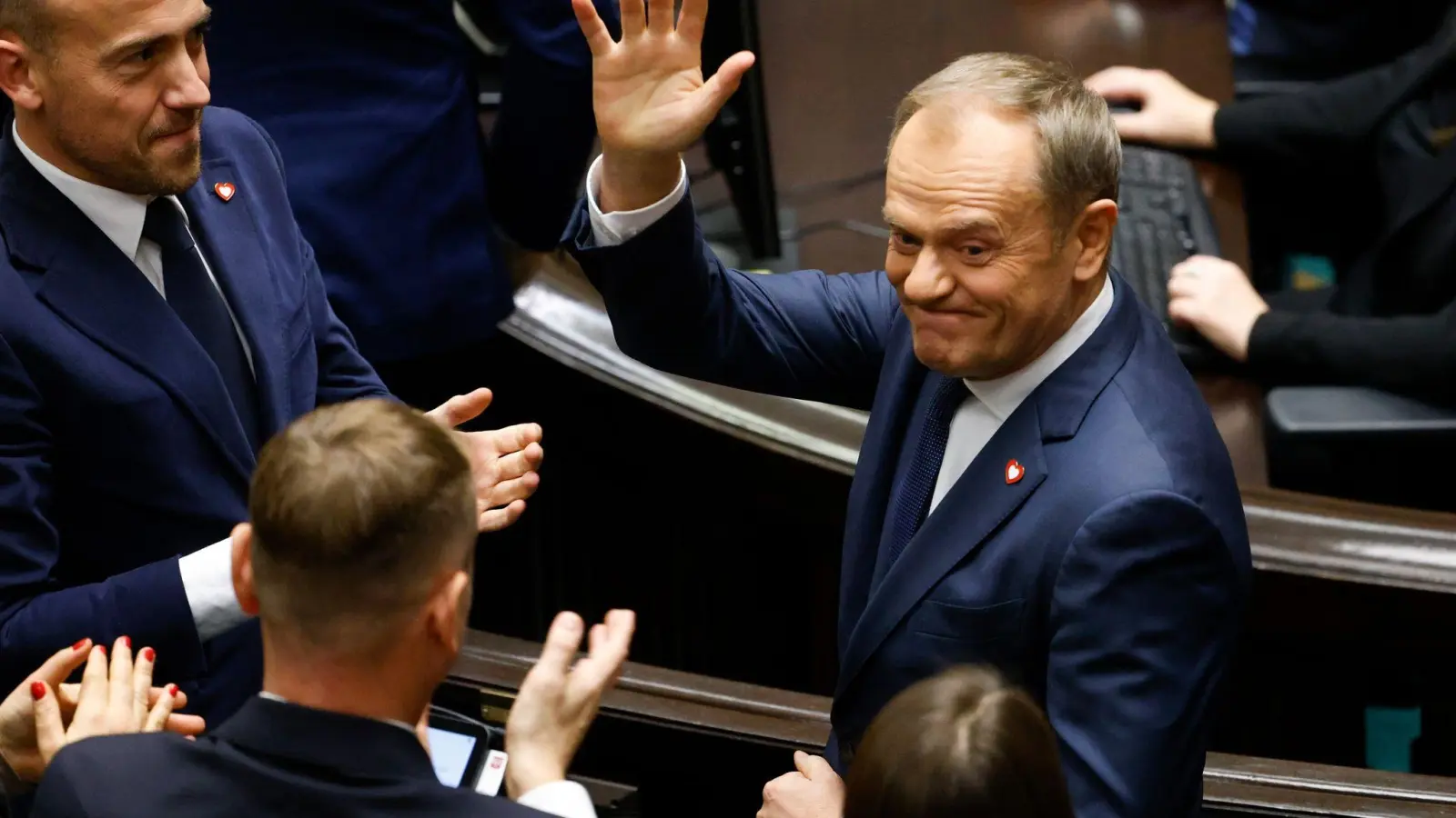 Donald Tusk war bereits von 2007 bis 2014 polnischer Ministerpräsident. (Foto: Michal Dyjuk/AP/dpa)