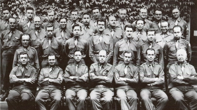 Für Stadt und Landkreis Ansbach zuständig: Das Detachment G-228 der amerikanischen Militärregierung (Foto: Archiv Biernoth)