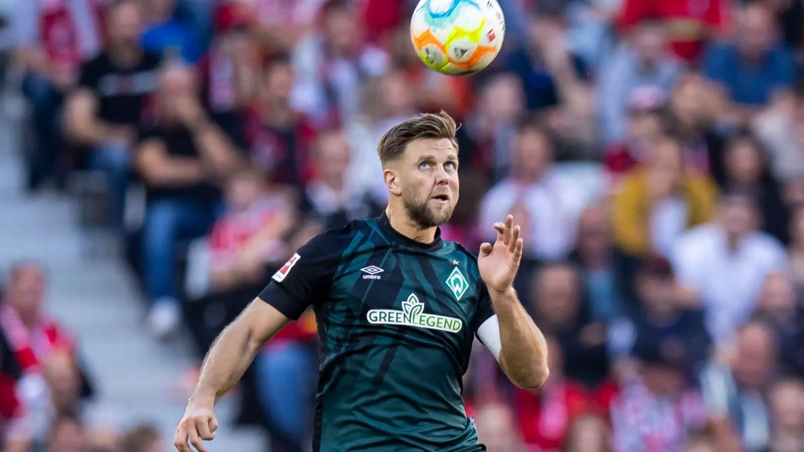 Fällt für das Spiel gegen Bayern München aus: Werder Bremens Niclas Füllkrug in Aktion. (Foto: Tom Weller/Deutsche Presse-Agentur GmbH/dpa)