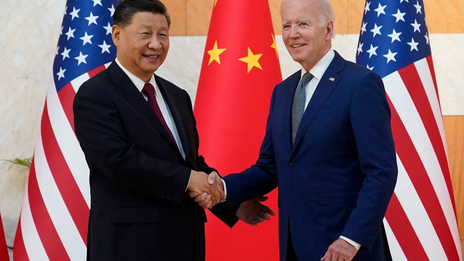 Bereits im vergangenem November kamen US-Präsident Biden und Chinas Staatschef Xi zu einem bilateralem Treffen zusammen. (Foto: Alex Brandon/AP/dpa)
