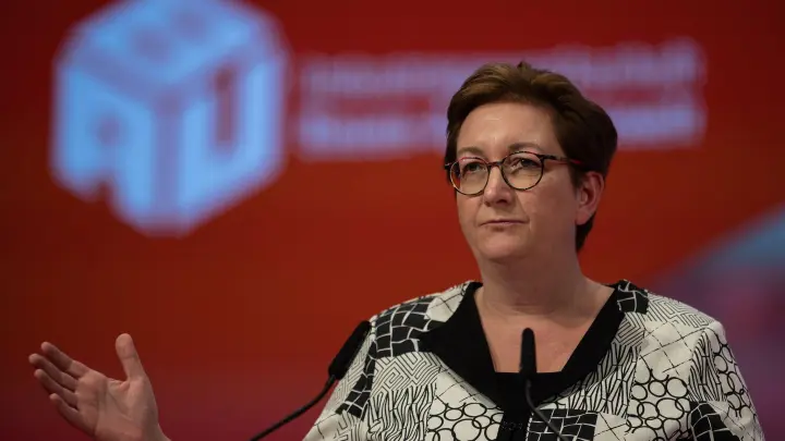 Klara Geywitz (SPD), Bundesbauministerin. (Foto: Swen Pförtner/dpa)
