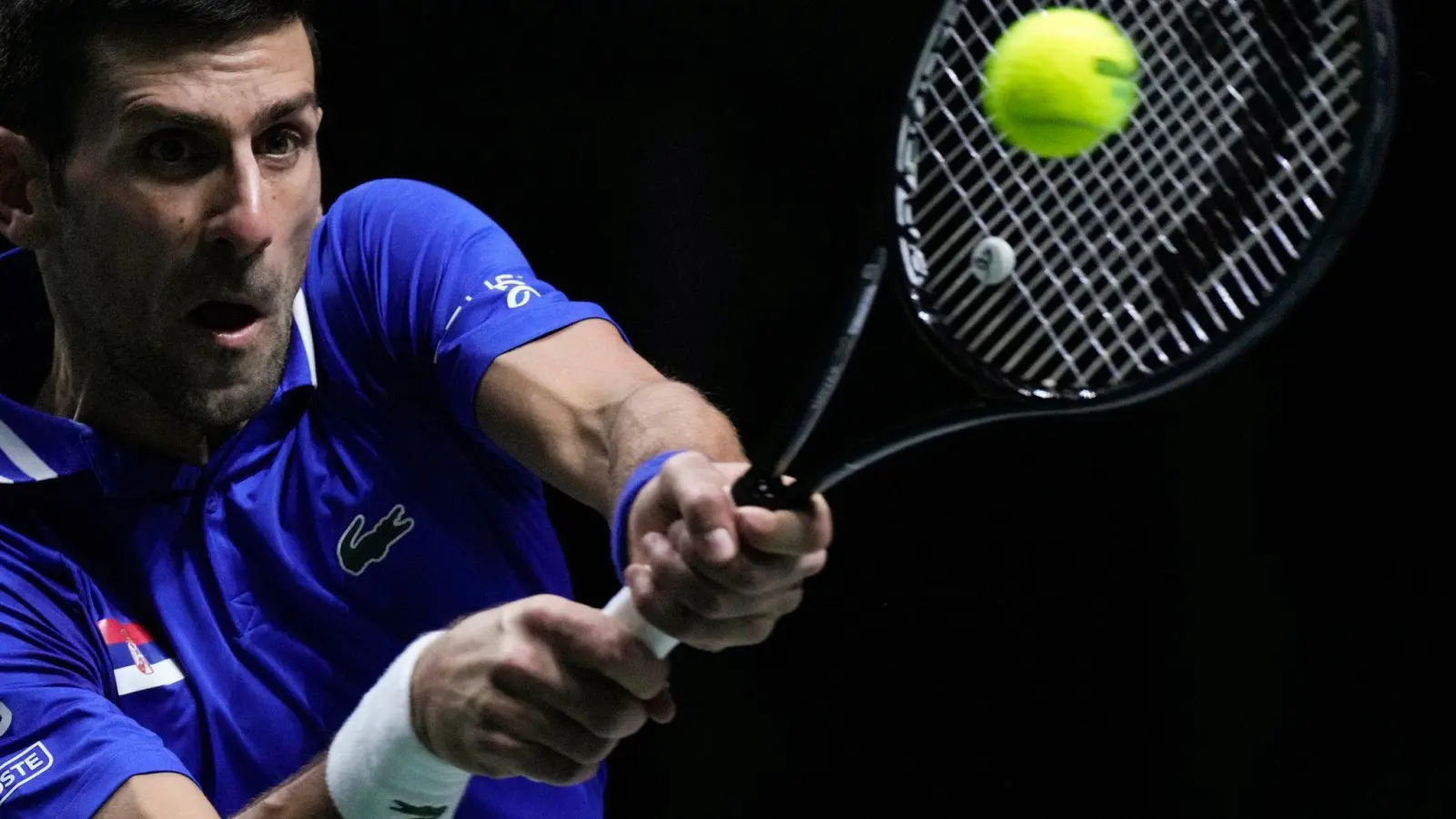 Novak Djokovic wird nicht beim ATP Cup spielen. (Foto: Bernat Armangue/AP/dpa)