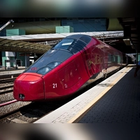 Ein Hochgeschwindigkeitszug des italienischen Anbieters „Italo”: Das Unternehmen will nach Deutschland expandieren. (Foto: Italo)