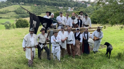 Mit dem Bauernhaufen geht es in Schillingsfürst zurück ins 16. Jahrhundert. (Foto: Jürgen Schauer)