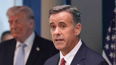 Der US-amerikanische Chef des Geheimdienstes CIA, John Ratcliffe, ist für Gespräche nach Moskau gereist. (Archivbild) (Foto: Alex Brandon/AP/dpa)