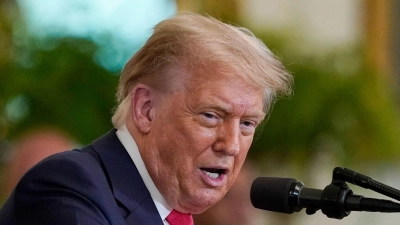 US-Präsident Donald Trump will ab dem 9. Juli noch mehr Zölle in Kraft treten lassen, wenn die EU den USA in Handelsfragen nicht entgegenkommt.  (Foto: Jose Luis Magana/AP/dpa)