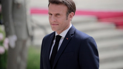 Frankreichs Präsident Emmanuel Macron hat seine zweite Amtszeit aufgenommen. (Foto: Lewis Joly/AP/dpa)