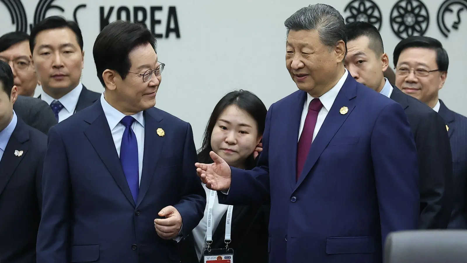 Chinas Präsident Xi forderte von den Apec-Partnern von mehr Zusammenarbeit.  (Foto: Uncredited/Yonhap/AP/dpa)