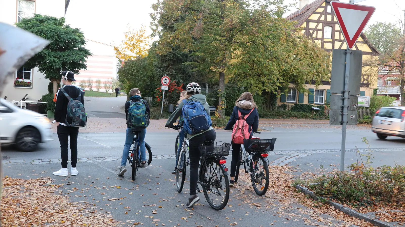 Das Aktionsbündnis Verkehrswende in Neuendettelsau regt eine Mittelinsel als Querungshilfe im Bereich des Löhehauses an der Hauptstraße an. (Foto: Eckard Dürr)