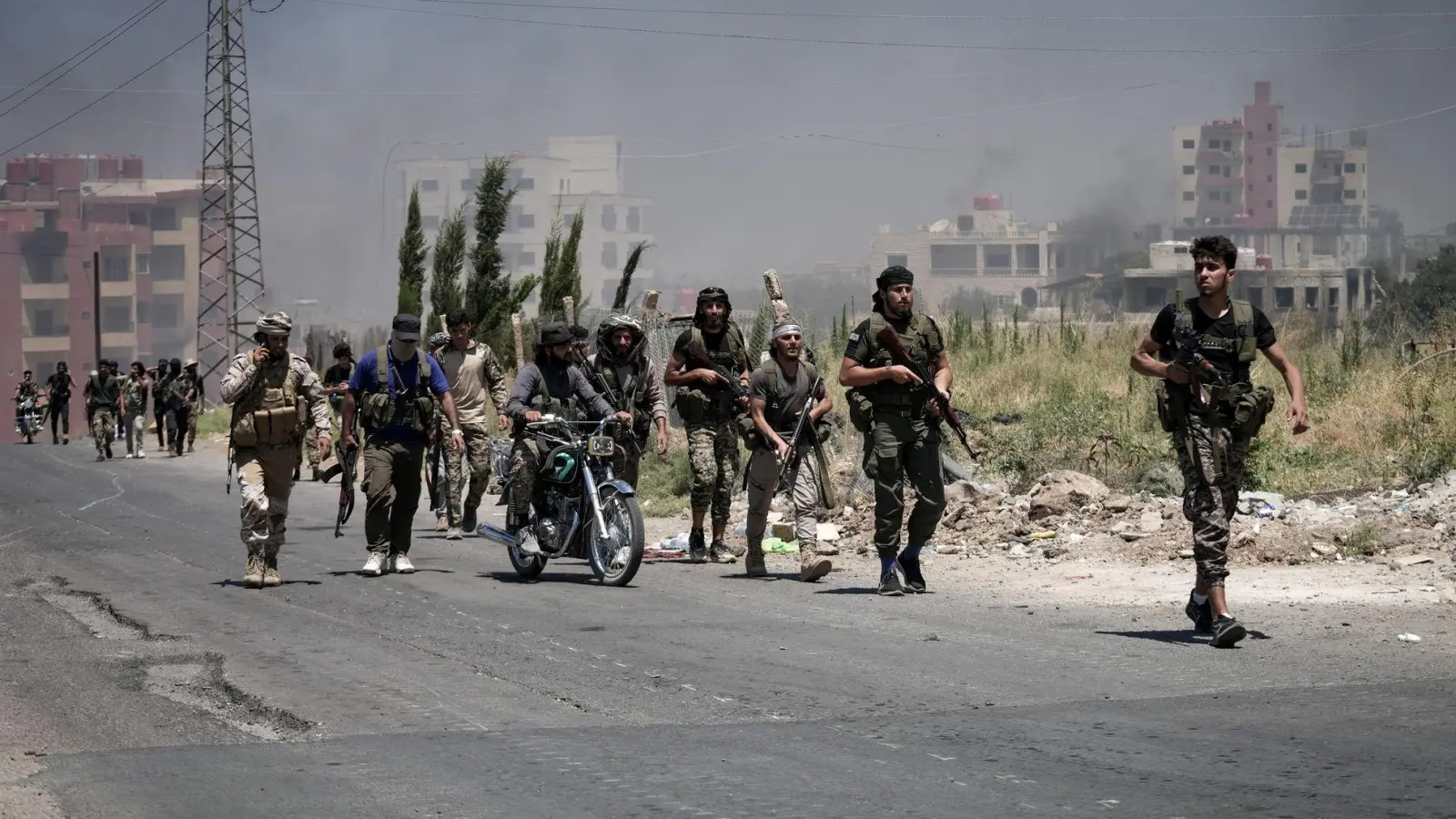 Suwaida ist seit Tagen Schauplatz neuer Gewalt in Syrien. (Foto: Moawia Atrash/dpa)