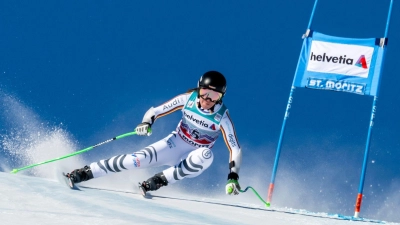 Kira Weidle-Winkelmann wird in St. Moritz beste Deutsche. (Foto: Jean-Christophe Bott/KEYSTONE/dpa)
