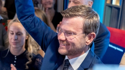 Marcus König von der CSU bleibt Nürnbergs OB. (Foto: Daniel Karmann/dpa)