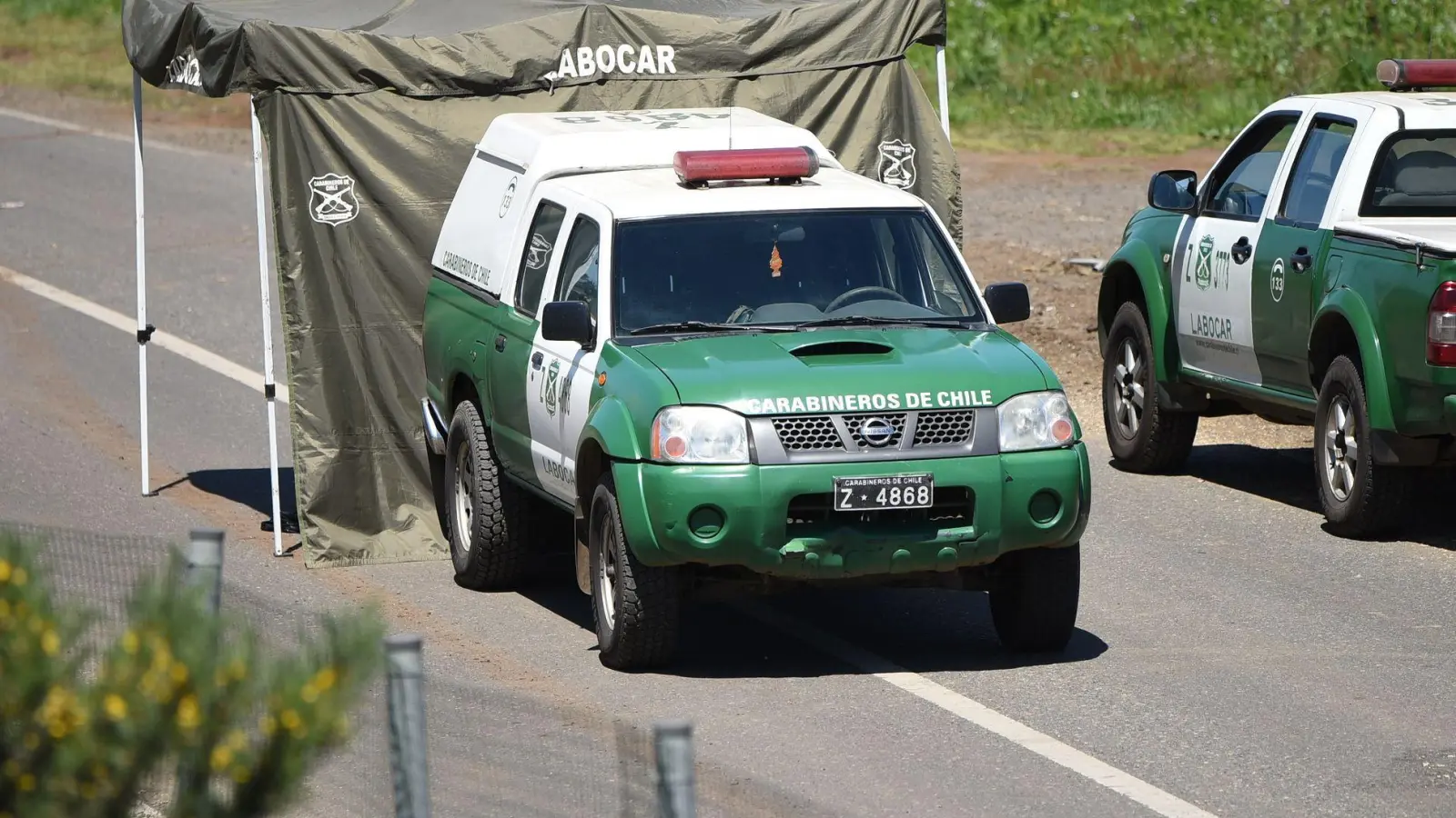 Die Nationalpolizei Carabineros de Chile nahm den Fahrer fest. (Symbolbild) (Foto: Rocio Cuminao Rojas/Agencia Uno/dpa)