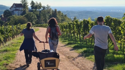 Ab in die Natur: Mit „Durbach Adventures“ auf Weintour durch die Ortenau. (Foto: Durbach Adventures/Durbach Adventures/dpa)
