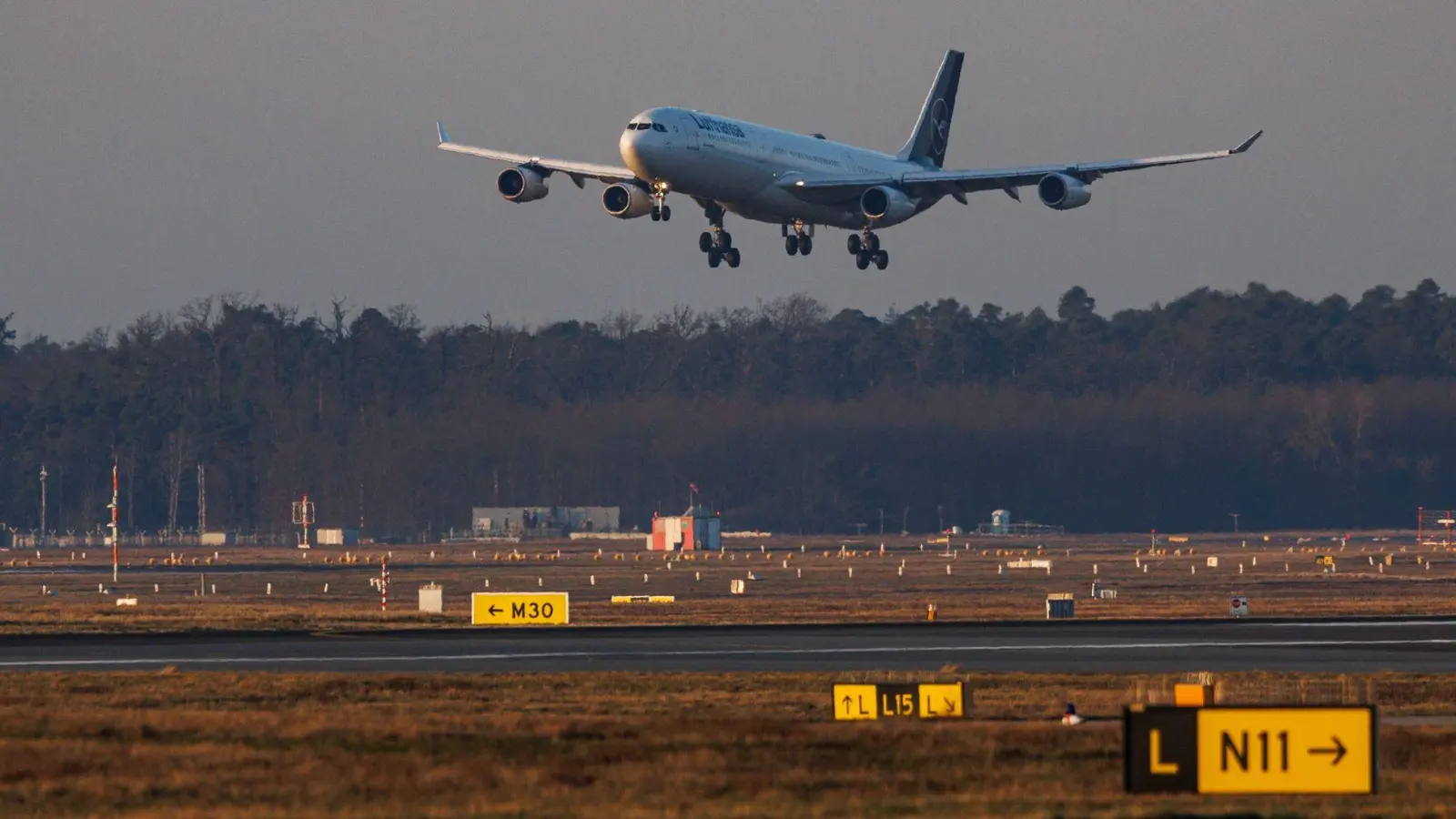 Am Morgen landete am Frankfurter Flughafen die erste Evakuierungsmaschine im Auftrag der Bundesregierung. (Foto: Hannes P Albert/dpa/dpa-tmn)