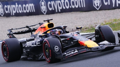 Max Verstappen auf der Strecke. (Foto: Bradley Collyer/PA Wire/dpa)