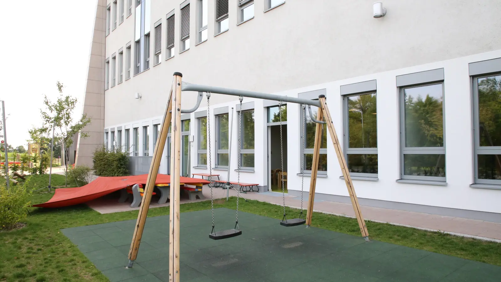 Der Kindergarten im Technologie- und Innovationszentrum ist für die Stadt Ansbach eine sehr wichtige Investition. (Foto: Alexander Biernoth)