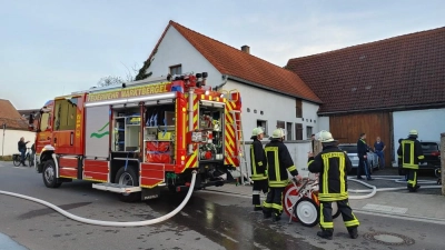 Am frühen Freitagabend brannte ein kleiner Gegenstand in einem Wohnhaus in Marktbergel (Landkreis Neustadt/Aisch-Bad Windsheim). (Foto: Katrin Merklein)