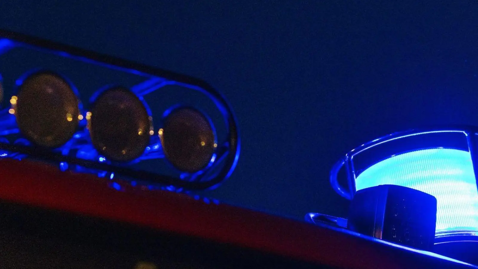 Ein Blaulicht ist auf einem Feuerwehr-Einsatzfahrzeug montiert. (Foto: Philipp von Ditfurth/dpa)