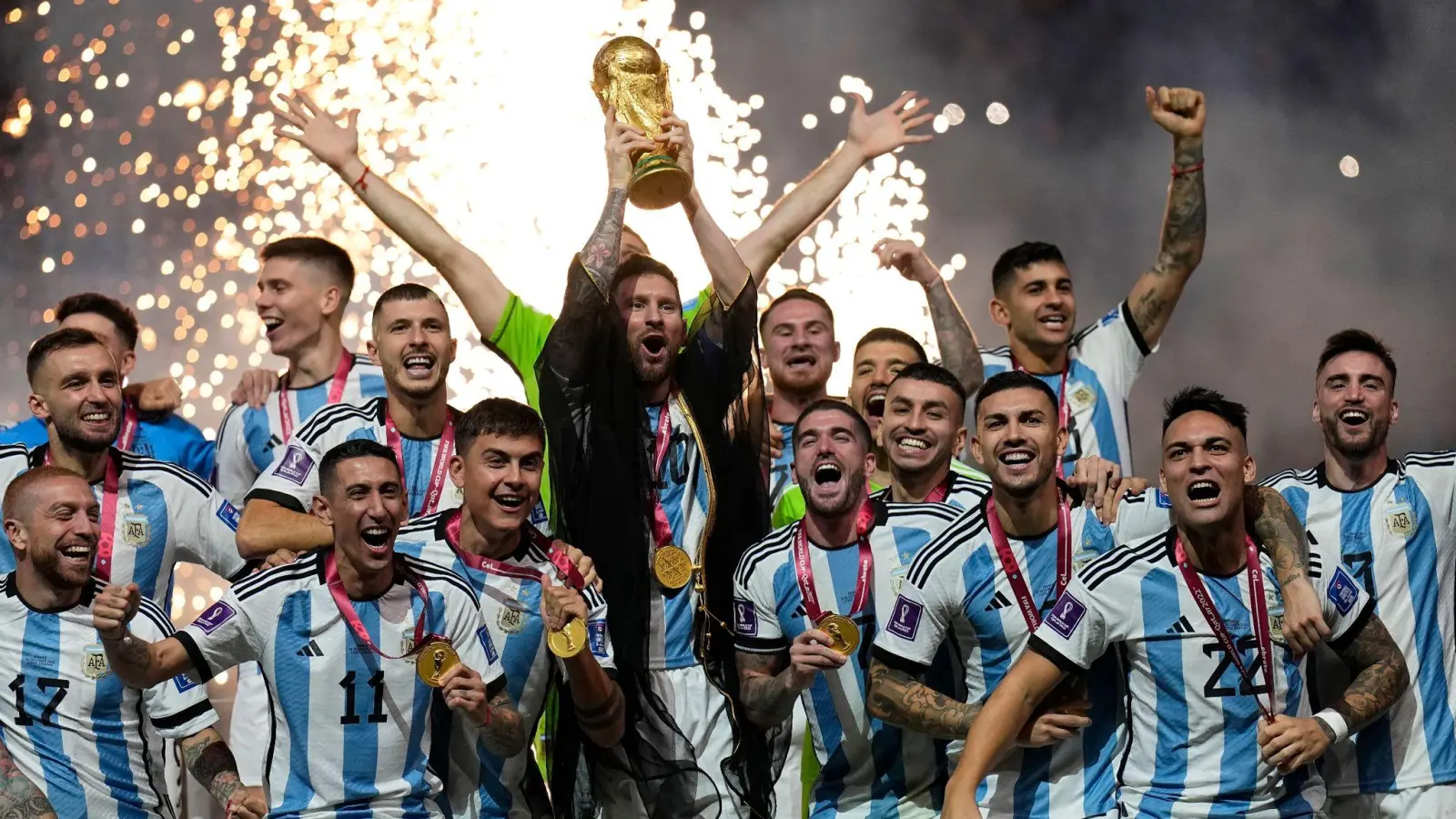 Argentinien ist zum dritten Mal Fußball-Weltmeister. (Foto: Martin Meissner/AP/dpa)