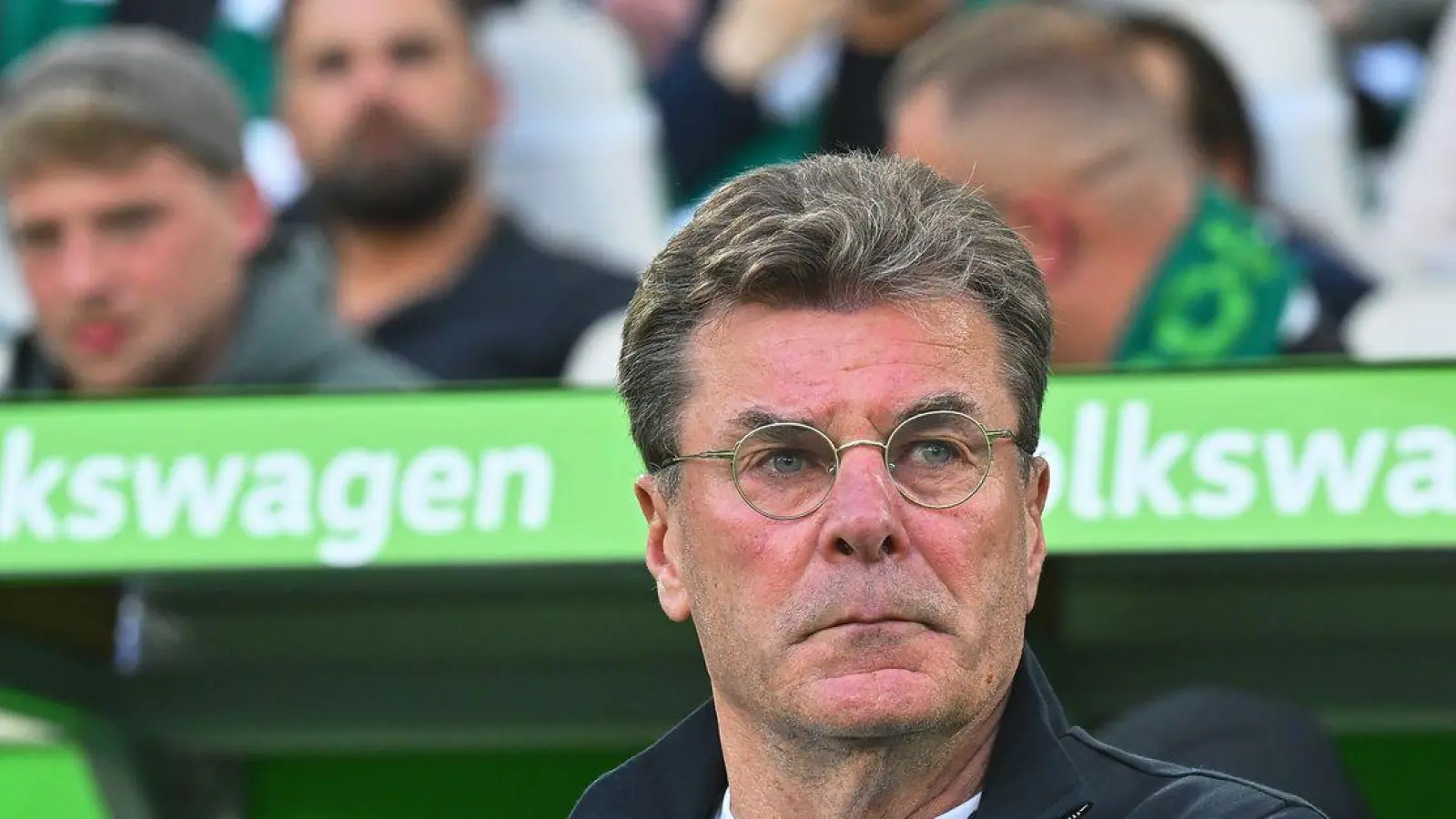 Trainer Dieter Hecking vom VfL Wolfsburg. (Foto: Swen Pförtner/dpa)