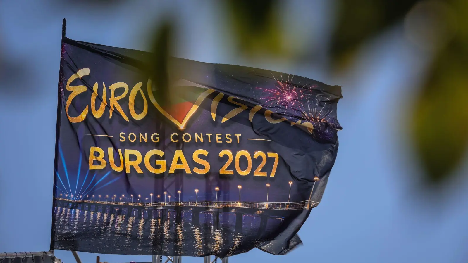 Der ESC 2027 wird in Burgas an der bulgarischen Schwarzmeerküste stattfinden - noch wohl doch ohne die Niederlande. (Archivbild) (Foto: Valentina Petrova/AP/dpa)