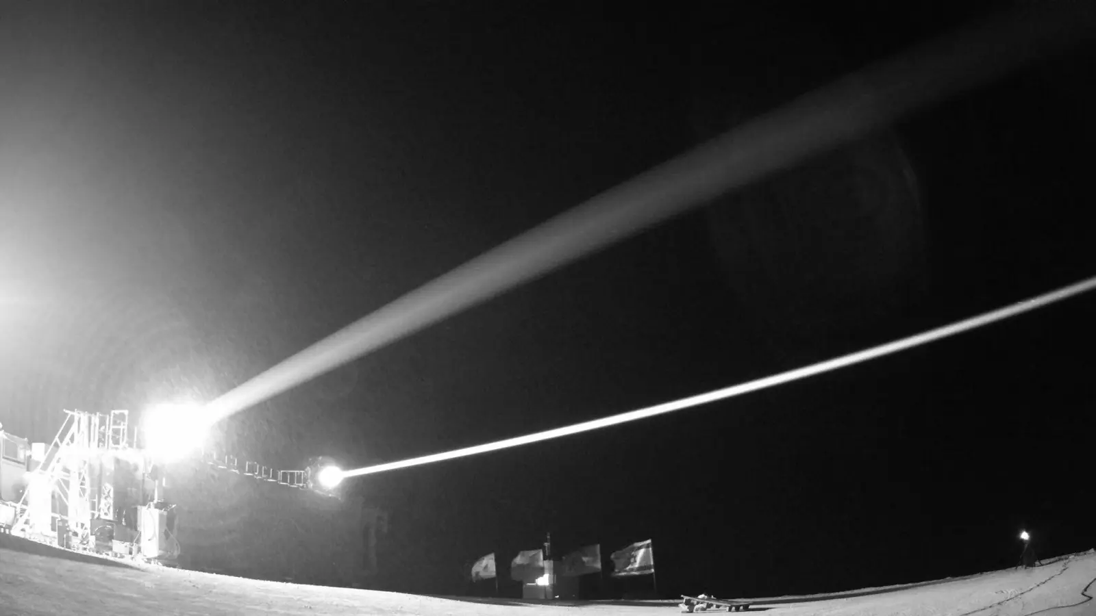 Laser-Luftabwehrsystem „Iron Beam“.  (Foto: -/Israelisches Verteidigungsministerium/dpa)