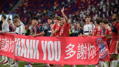 Der FC Bayern blickt zufrieden auf die Asien-Tour zurück. (Foto: Jayne Russell/ZUMA Press Wire/dpa)