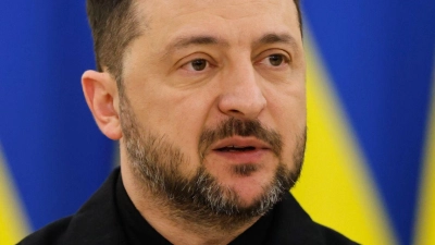 Der ukrainische Präsident Wolodymyr Selenskyj hat die stellvertretende Leiterin seinen Präsidentenbüros entlassen. (Archivbild) (Foto: Mindaugas Kulbis/AP/dpa)