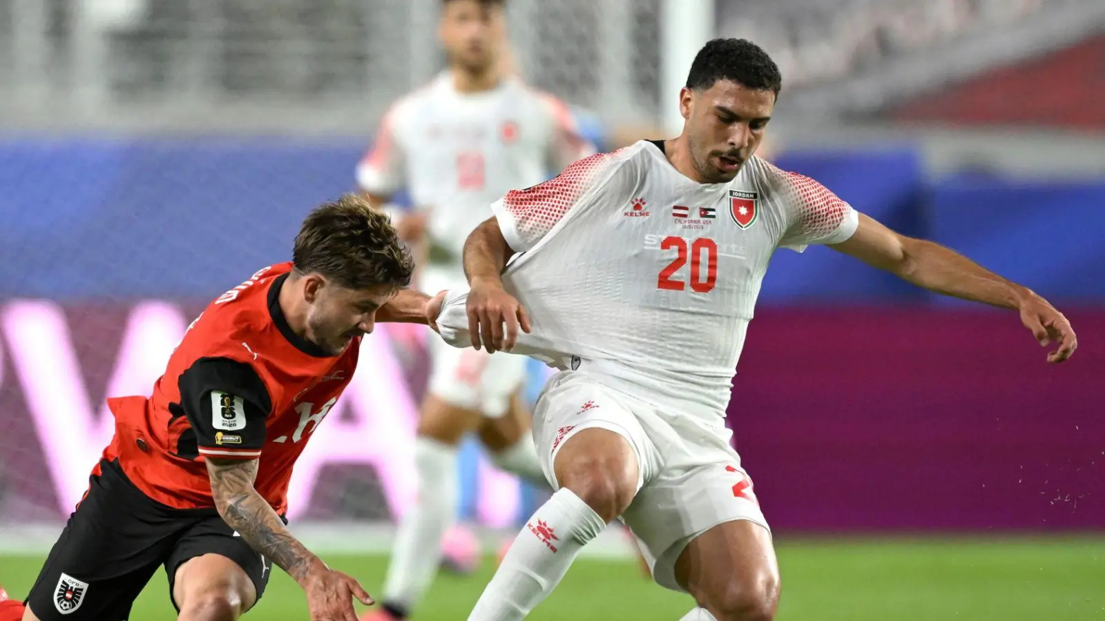 Österreich hatte mit Jordanien sehr große Probleme. (Foto: Eakin Howard/AP/dpa)
