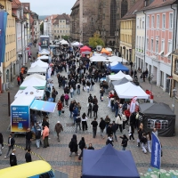 Am Freitag, dem 25. September 2026, findet von 9 bis 16 Uhr unter dem Motto „Junge Talente“ die Ausbildungsstellenbörse in der Ansbacher Altstadt statt. (Foto: Alexander Biernoth)