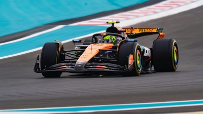 Wenn es drauf ankommt, soll Norris auf die Hilfe seines Teamkollegen bauen.  (Foto: David Davies/PA Wire/dpa)