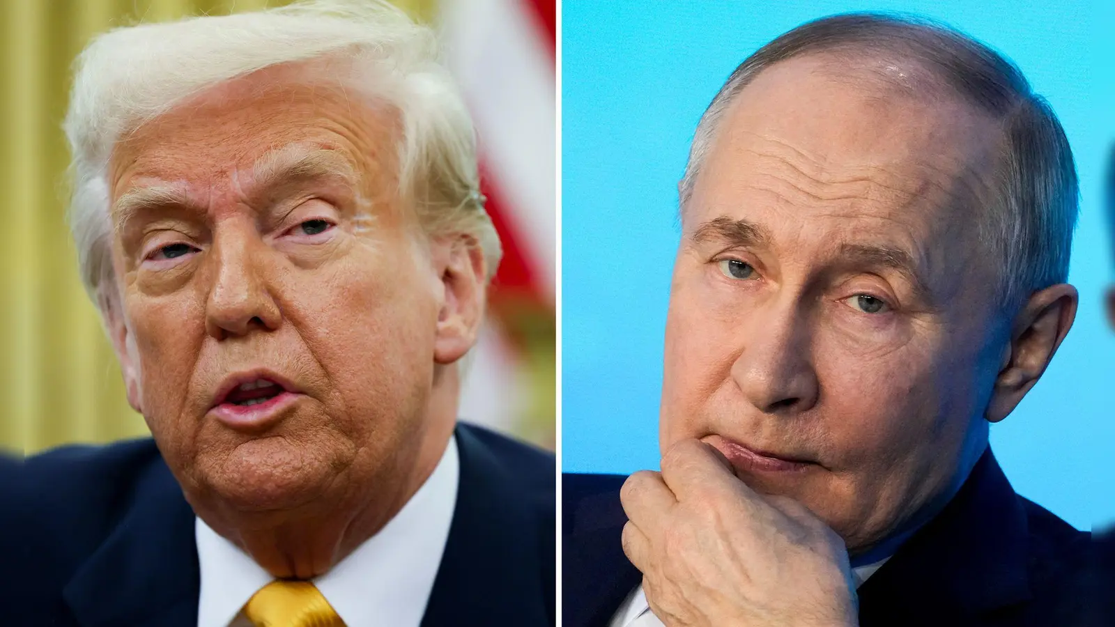 US-Präsident Trump hat erneut mit seinem russischen Amtskollegen Putin telefoniert. (Archivbild) (Foto: Pavel Bednyakov/AP/Pool via AP/dpa)