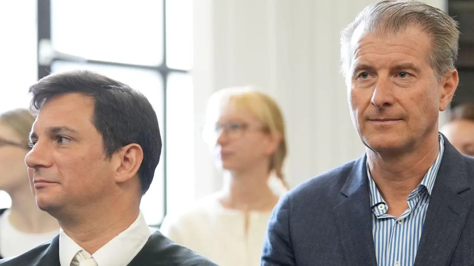 Blocks Ex-Ehemann Stephan Hensel schilderte vor Gericht die Silvesternacht 2023/24. (Foto: Marcus Brandt/dpa-Pool/dpa)