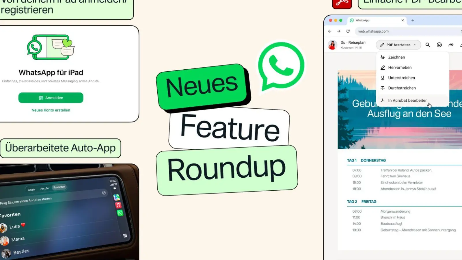 Updates verfügbar: Meta hat mit dem Rollout neuer Funktionen begonnen. (Foto: Meta/dpa-tmn)