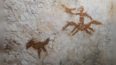 Die Forscher entdeckten auf Sulawesi die bisher älteste bekannte Höhlenkunst. (Foto: Maxime Aubert/Griffith University/dpa)