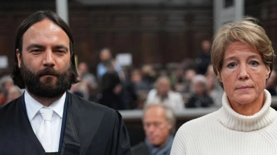 Ingo Bott, der Verteidiger von Christina Block, hat die Aussetzung oder Unterbrechung des Prozesses beantragt. (Foto: Marcus Brandt/dpa-Pool/dpa)