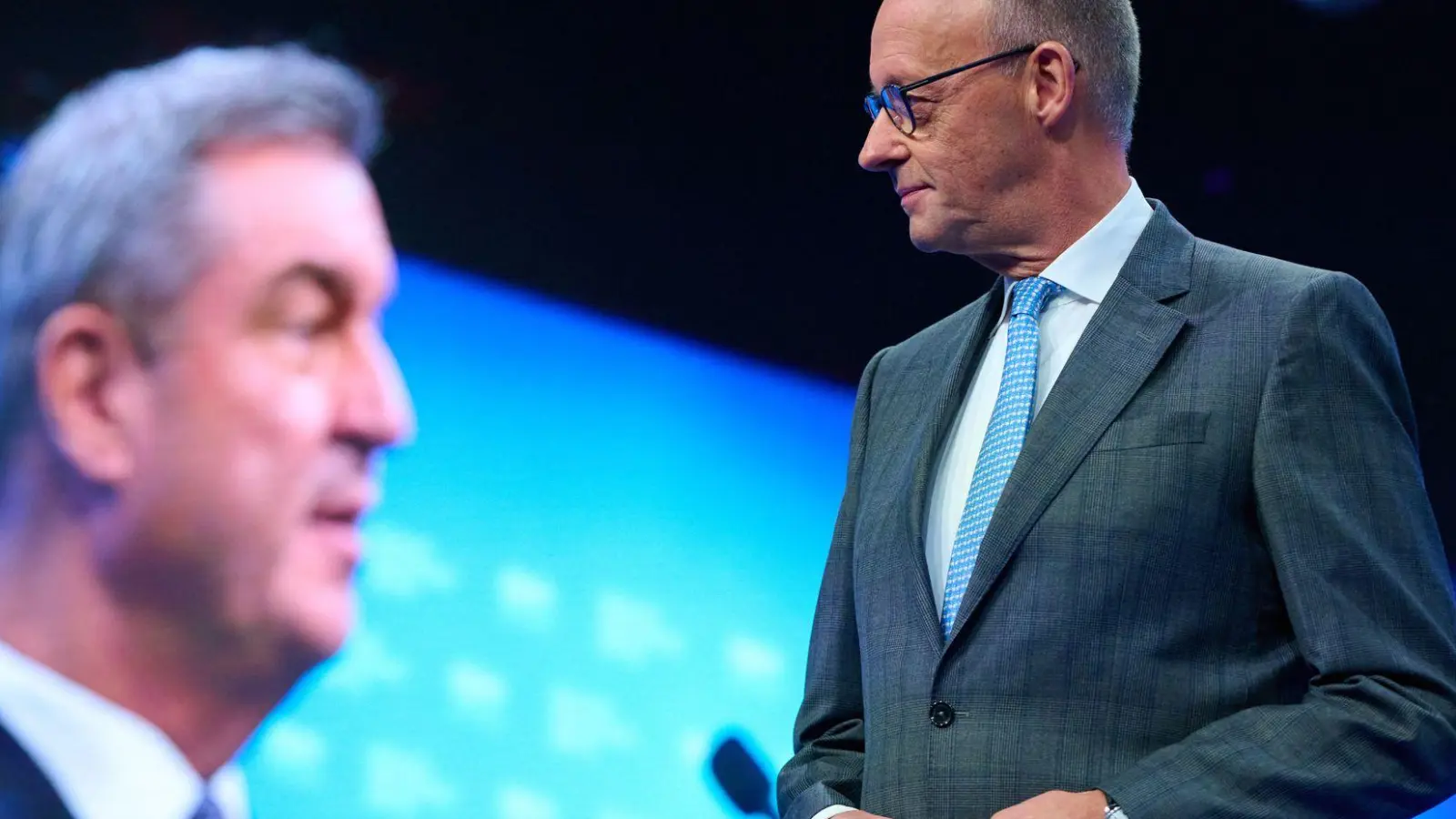 Diese beiden werden beim Parteitag von einer anderen Politikerin in den Schatten gesetellt. (Foto: Sven Hoppe/dpa)