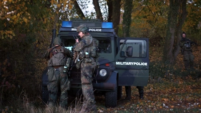 Bei der Übung „Marshal Power“ hatten Bundeswehr und Polizei eigentlich zusammen trainieren sollen. (Archivbild) (Foto: Karl-Josef Hildenbrand/dpa)