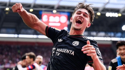 Doppeltorschütze in Freiburg: Bayerns Tom Bischof. (Foto: Tom Weller/dpa)