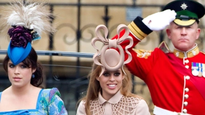 Für ihre Hutauswahl wurden die beiden Prinzessinnen damals verspottet. (Archivbild) (Foto: Ian Langsdon/PA/EPA/dpa)