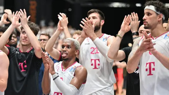 Die Telekom Baskets Bonn sind Ulm ins BBL-Finale gefolgt. (Foto: Hendrik Schmidt/dpa/Archivbild)